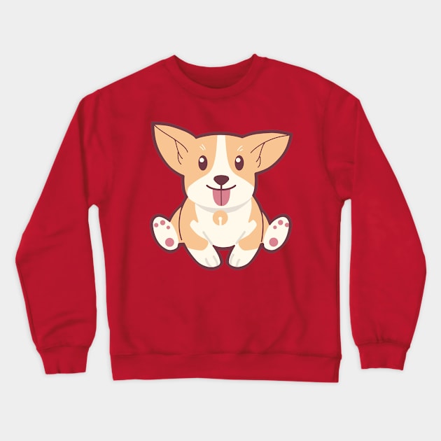 Cute Dog animal Crewneck Sweatshirt by livilop